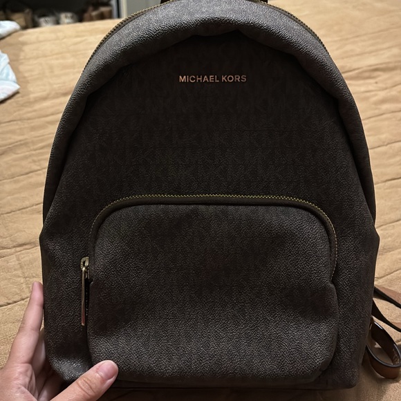 Michael Kors Dark Brown Medium Backpack - Picture 1 of 1